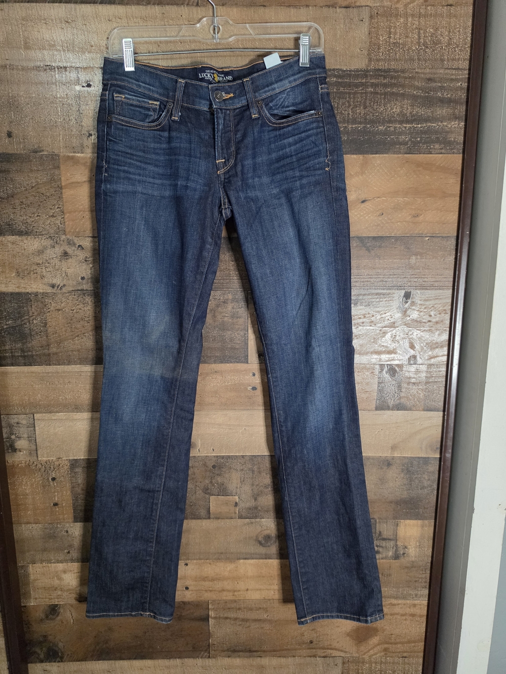 Lucky Brand Dark Blue Straight Leg Jeans